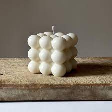 Pastel Bubble Candle